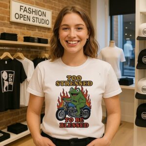 Frog Too Stressed To Be Blessed T-Shirt