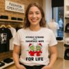 Grinch Asshole Husband And Smartass Wife For Life Christmas T-Shirt