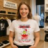 Grinch I Just Tell People I’m Fine Christmas T-Shirt