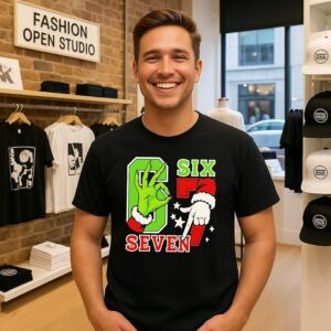Grinch Santa 67 Christmas Tiktok Trending T-Shirt