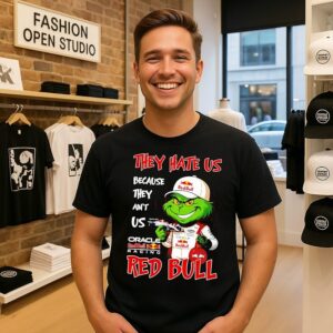 Grinch X Red Bull They Hate US Because They Ain’t US 2025 Christmas T-Shirt