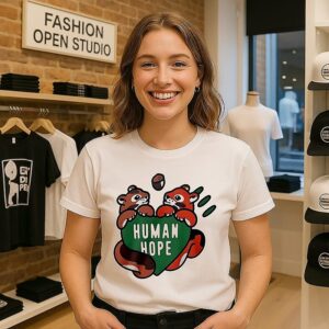 J-Hope Wearing Human Hope Squirrel T-Shirt