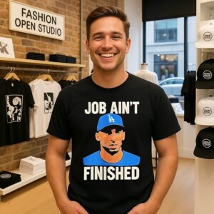 Kobe Bryant Job Ain’t Finished Los Angeles Dodgers T-Shirt