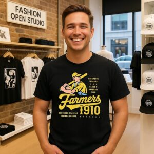Lafayette Farmers Northern State Of Indiana League 1910 Vintage T-Shirt
