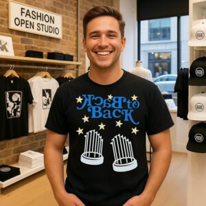 Los Angeles Dodgers Back To Back Win 2025 T-Shirt