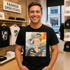 Max Verstappen Racing Smoking Graphic T-Shirt