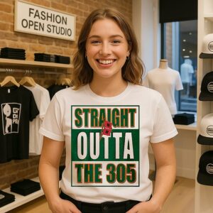 Miami Hurricanes Straight Outta The 305 T-Shirt