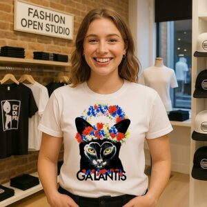Midsommar Galantis Cat Flower T-Shirt