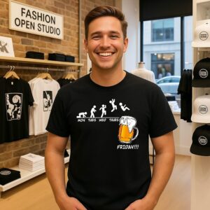 Mon Tues Wed Thurs Friday Beer Day T-Shirt