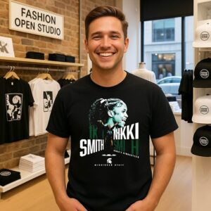 Nikki Smith Michigan State Gymnastics NCAA Player Collage T-Shirt