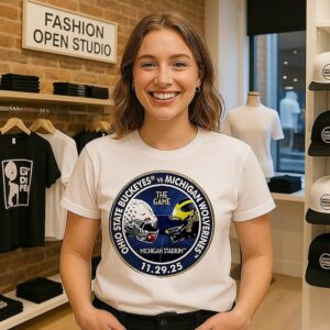 Ohio State Buckeyes Vs Michigan Wolverines 2025 The Game Michigan Stadium 29 11 2025 T-Shirt