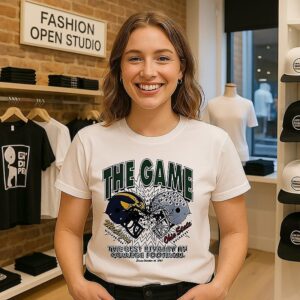 Ohio State Buckeyes Vs Michigan Wolverines The Game Best Rivalry Helmet T-Shirt