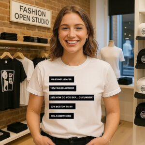 Percentages Ex Influencer Failed Author Cucumber Joke T-Shirt