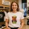 Quiet Piggy Pig Head Graphic T-Shirt
