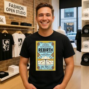 Rebirth Brass Band 2025 Tour Poster T-Shirt