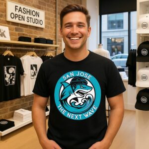 San Jose Sharks The Next Wave Logo T-Shirt