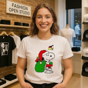 Santa Snoopy Christmas T-Shirt