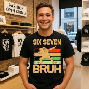 Six Seven Bruh Frog T-Shirt