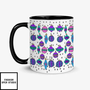 Slightly Subtle Ornaments Fdt Colorful Holiday Coffee Mug