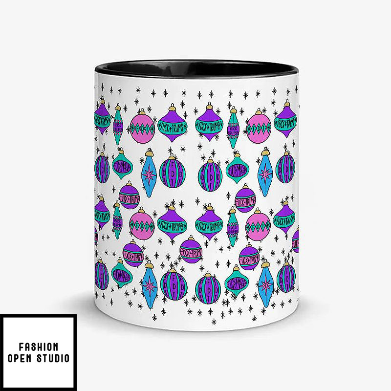 Slightly Subtle Ornaments Fdt Colorful Holiday Coffee Mug