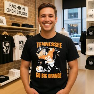 Smokey Mascot Tennessee Volunteers Go Big Orange T-Shirt