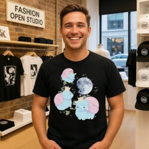 Snail Crown The Moon T-Shirt