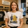 Steph Curry Golden State Warriors NBA Player Signature Retro T-Shirt