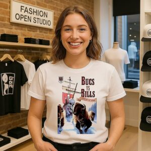 Tampa Bay Buccaneers X Buffalo Bills Nov 16 2025 Mascot T-Shirt