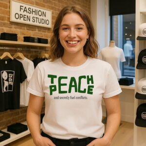 Teach Peace And Secretly Fuel Conflicts T-Shirt