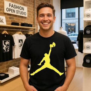 The Golden Wutang Clan Forever Jumpman Logo Parody T-Shirt