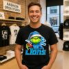 The Grinch Christmas X Detroit Lions Football T-Shirt