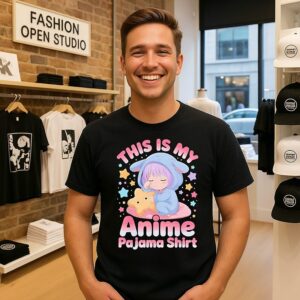 This Is My Anime Pajama T-Shirt Kawaii Cute Sleeping Girl T-Shirt
