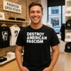 Tom Morello Destroy Ameican Fascism T-Shirt