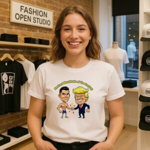 Trump And Ronaldo Awkward Handshake Of The Century T-Shirt