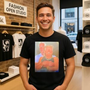 Trump & Bill Clinton Bubba Epstein Kiss Cam T-Shirt