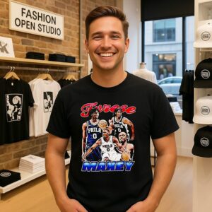 Tyrese Maxey Philadelphia 76ers Maxey Graphic T-Shirt