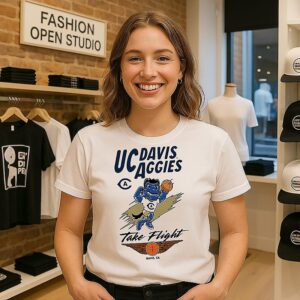 Uc Davis Aggies Basketball Take Flight Mascot T-Shirt