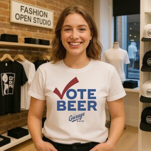 Vote Beer Garage T-Shirt