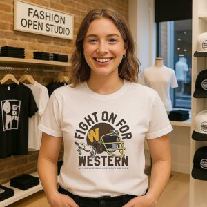Western Michigan Broncos Football Fight On For T-Shirt