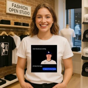 Yoshinobu Yamamoto What Time Are You Coming Graphic T-Shirt