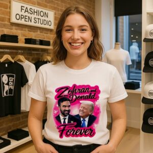 Zohran And Donald Forever Airbrush T-Shirt