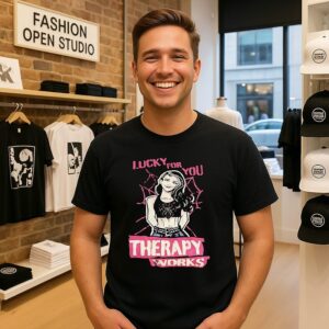 Aj Mendez Wwe Lucky For You Therapy Works T-Shirt