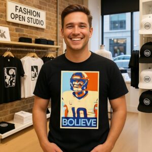 Bo Nix Bolieve Hope Fueled Denver Broncos T-Shirt