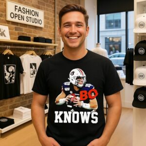 Bo Nix Denver Broncos Bo Knows Parody T-Shirt