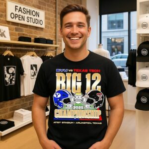 Byu Vs Texas Tech 2025 Big Ten Football Championship Helmets T-Shirt