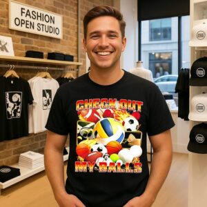 Check Out My Balls Graphic T-Shirt