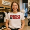 Chicks On The Right Ringer T-Shirt