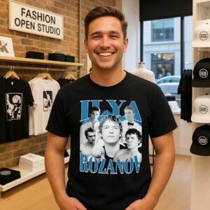 Connor Storrie Ilya Rozanov Graphic T-Shirt