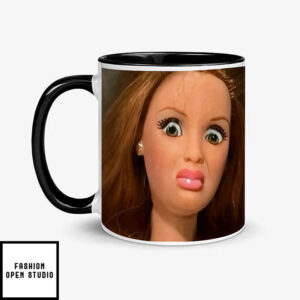 Doll Face Disgusted Barbie Meme Mug