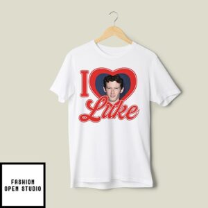 Dua Lipa Callum Turner I Heart Luke T-Shirt